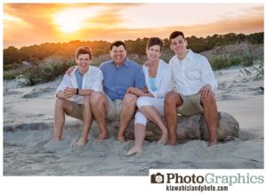 golden hour family photography beach kiawah island
