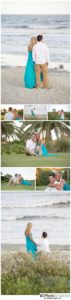 surprise engagement photos on the beach on Kiawah Island