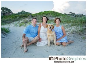 Family at the beach sitting in the sand, Kiawah Island Family Photos