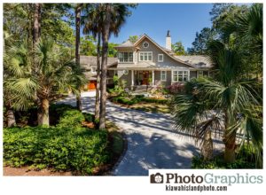 Front of home Kiawah Island - Exterior Real Estate Photography