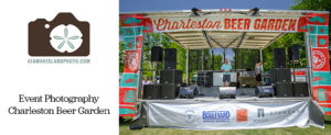 Stage at Charleston Beer Garden Event Photography