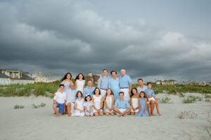 Family reunion at the beach on Kiawah Island - family portraits