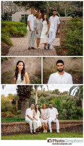 Family at the resort on Kiawah Island for family portraits