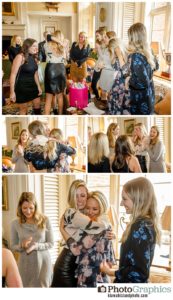 friends surprising couple after engagement on Kiawah Island, South Carolina - couple photography