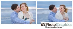 Happy couple just got engaged at The Sanctuary on Kiawah Island, South Carolina - couple photography