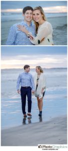 Couple walking on the beach on Kiawah Island - couple photography Charleston, South Carolina